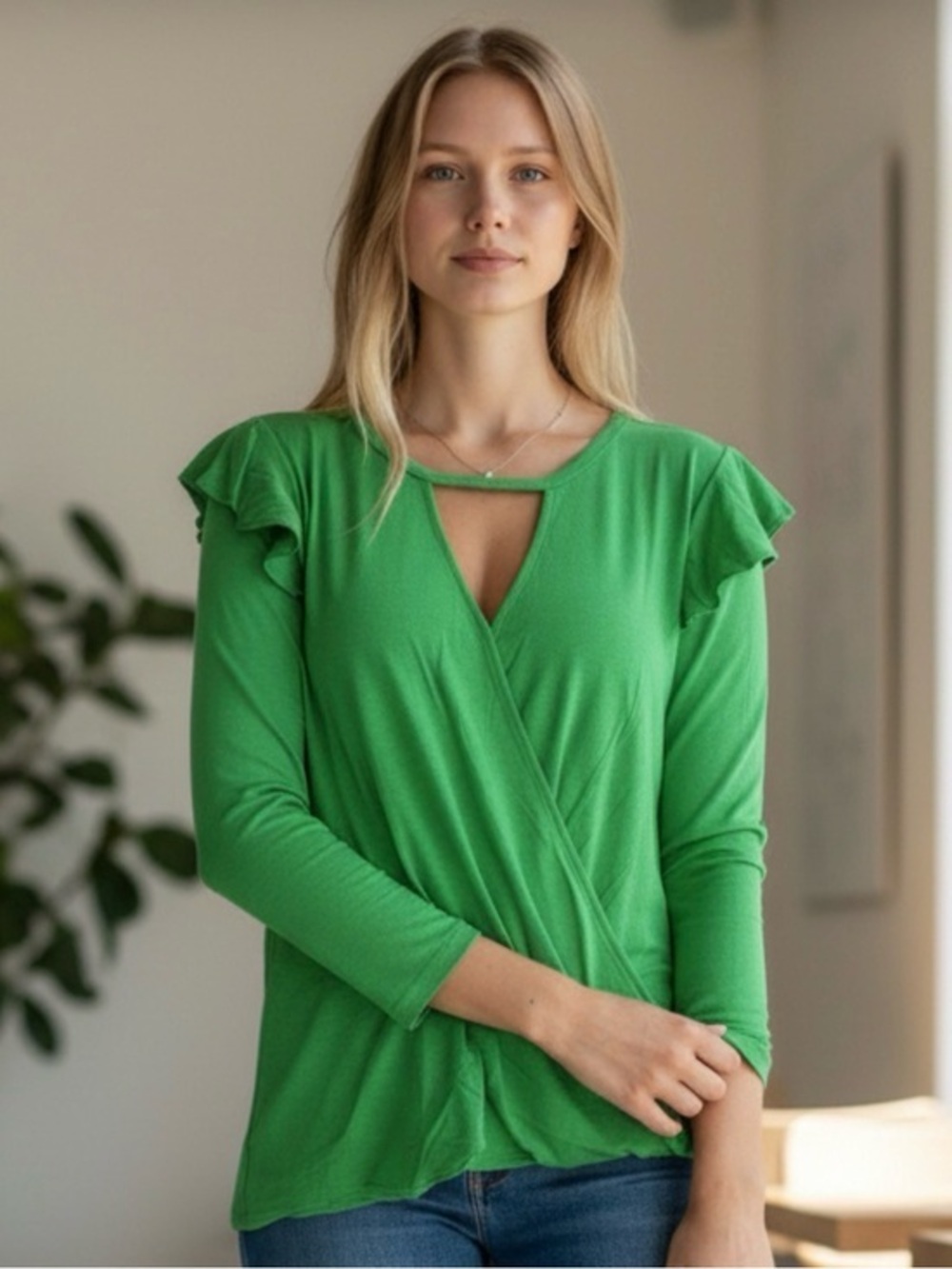 🫶🏻 Cherish Top (Kelly Green)